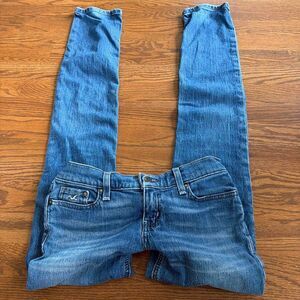 Vintage Y2K 2000s hollister laguana skinny low rise light wash jeans